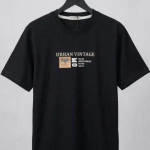 تیشرت مشکی مردانه طرح urban vintage