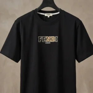 تیشرت مشکی مردانه طرح FENDI