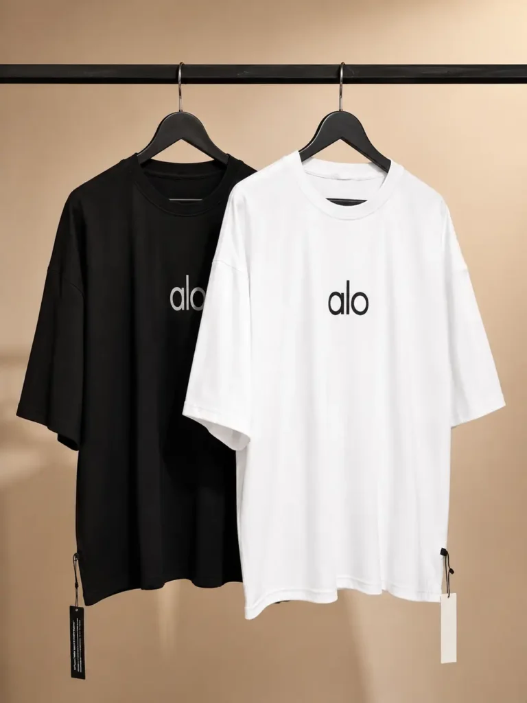 تیشرت باکسی اسپرت طرح alo