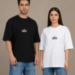 تیشرت باکسی اسپرت طرح alo