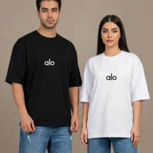 تیشرت باکسی اسپرت طرح alo